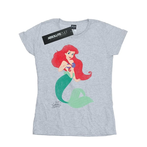 Disney Princess Womens/Ladies Classic Ariel Cotton T-Shirt