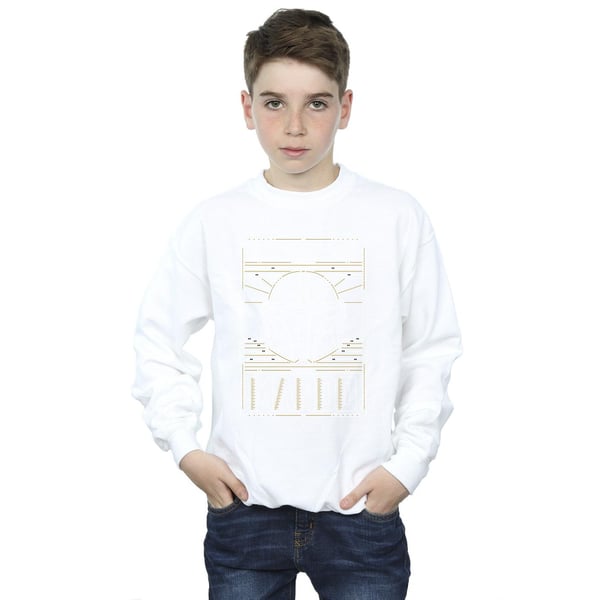 Star Wars Boys The Mandalorian The Way Outline Helm Sweatshirt