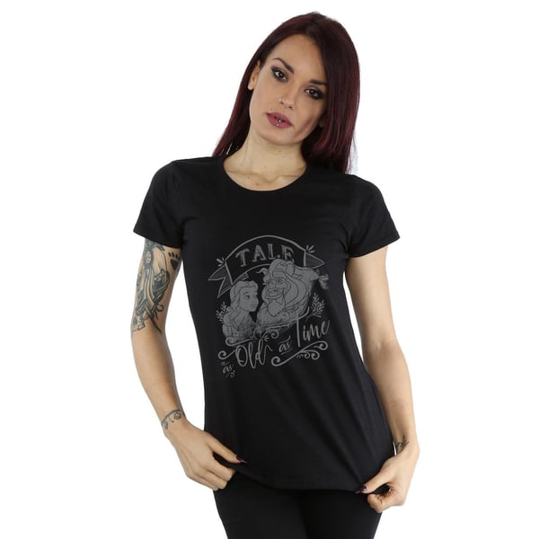 Disney Womens/Ladies Beauty And The Beast Tale As Old As Time Cotton T-Shirt