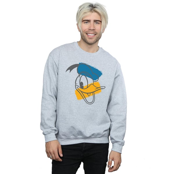 Disney Mens Donald Duck Head Sweatshirt