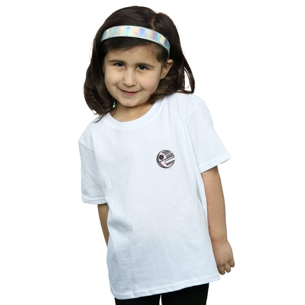 Star Wars Girls Death Star Chest Print Cotton T-Shirt