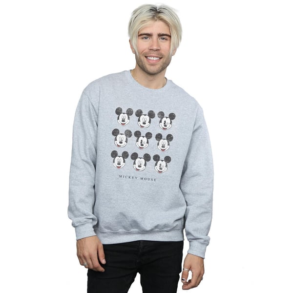 Disney Mens Mickey Mouse Wink And Smile Sweatshirt