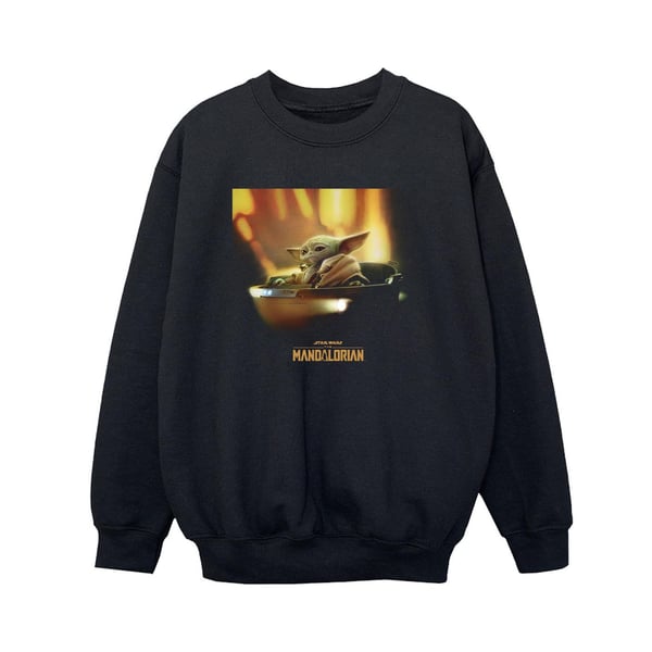 Star Wars Boys The Mandalorian Grogu Painted Sweatshirt