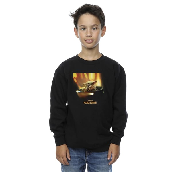 Star Wars Boys The Mandalorian Grogu Painted Sweatshirt