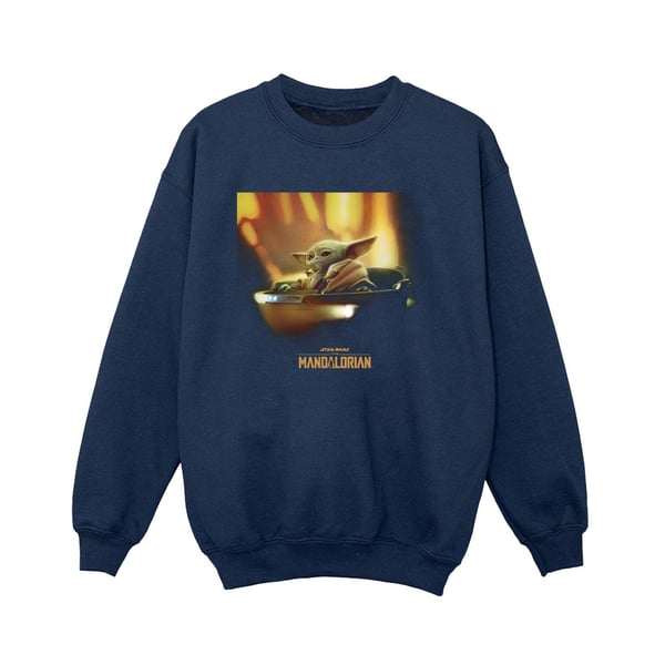 Star Wars Boys The Mandalorian Grogu Painted Sweatshirt