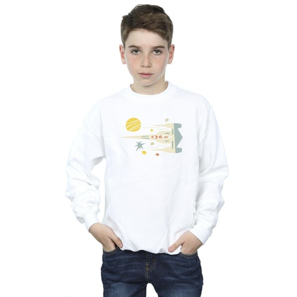 Star Wars Boys The Mandalorian Cutout Ship Sweatshirt