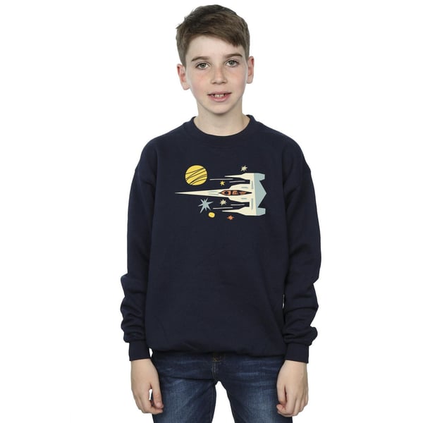Star Wars Boys The Mandalorian Cutout Ship Sweatshirt