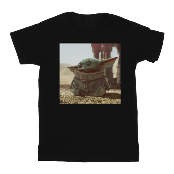 Star Wars Boys The Mandalorian The Child Scene T-Shirt