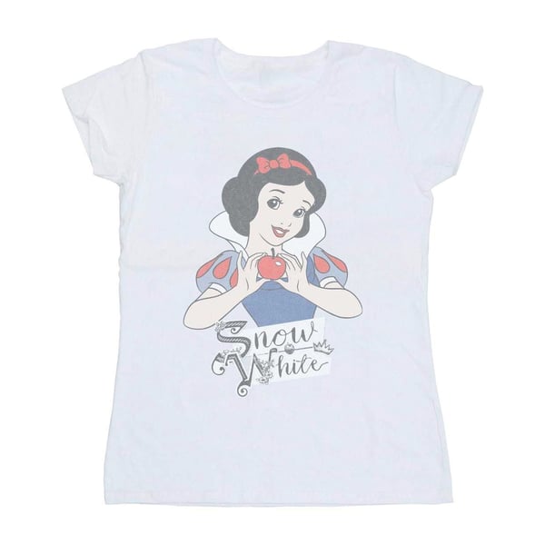 Disney Princess Womens/Ladies Snow White Apple Cotton T-Shirt Disney Princess Womens/Ladies Snow White Apple Cotton T-Shirt