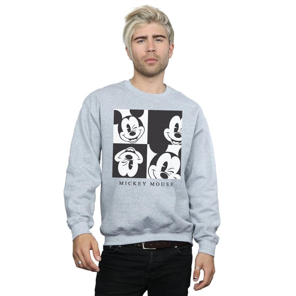 Disney Mens Mickey Mouse Wink Sweatshirt