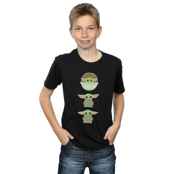 Star Wars Boys The Mandalorian The Child Posing T-Shirt