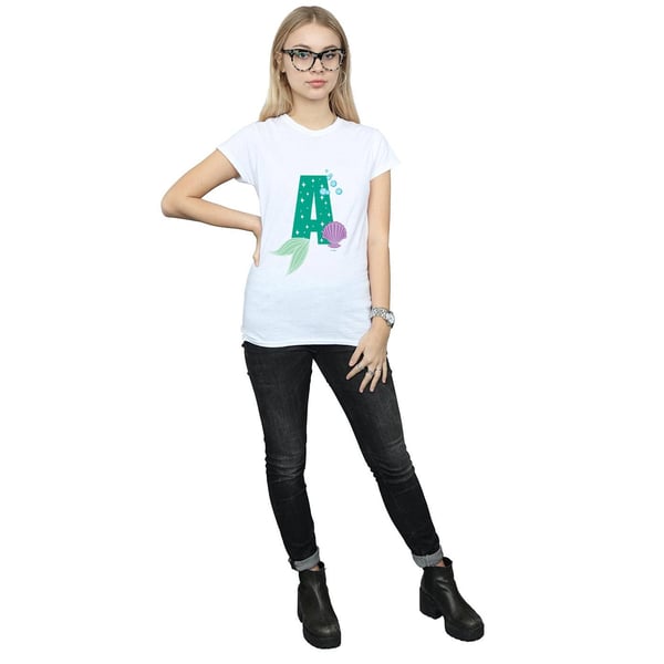 Disney Womens/Ladies Alphabet A Is For Ariel Cotton T-Shirt