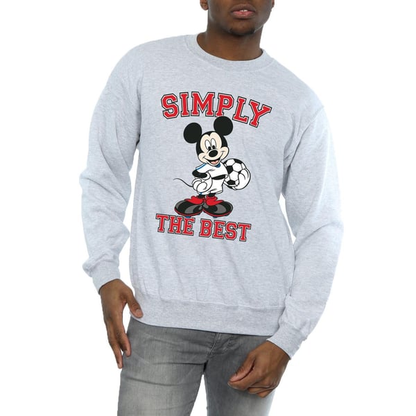 Disney Mens Mickey Mouse Simply The Best Sweatshirt