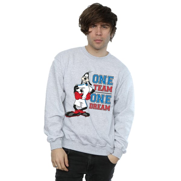Disney Mens Goofy One Team One Dream Sweatshirt