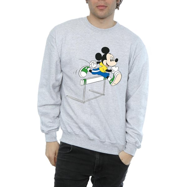 Disney Mens Mickey Mouse Hurdles Sweatshirt
