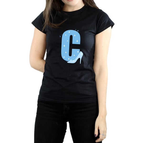 Disney Womens/Ladies Alphabet C Is For Cinderella Cotton T-Shirt