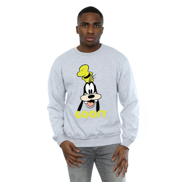 Disney Mens Goofy Face Sweatshirt