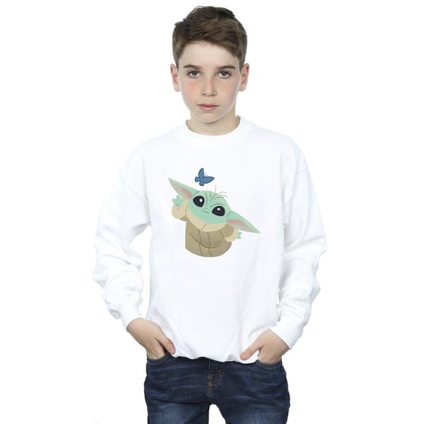 Star Wars Boys The Mandalorian Butterfly Catching Sweatshirt