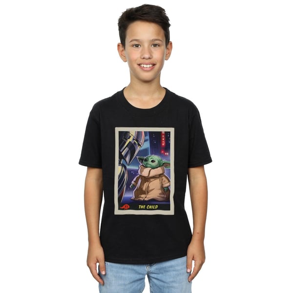 Star Wars Boys The Mandalorian The Child Card T-Shirt