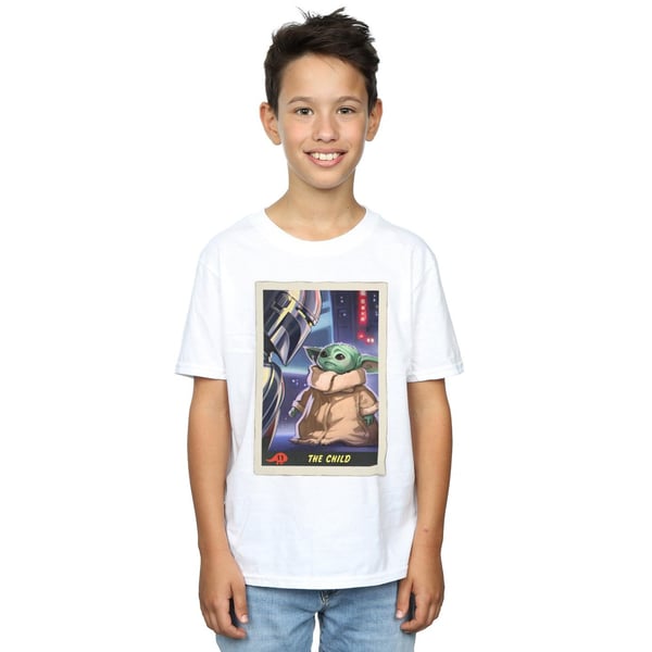 Star Wars Boys The Mandalorian The Child Card T-Shirt