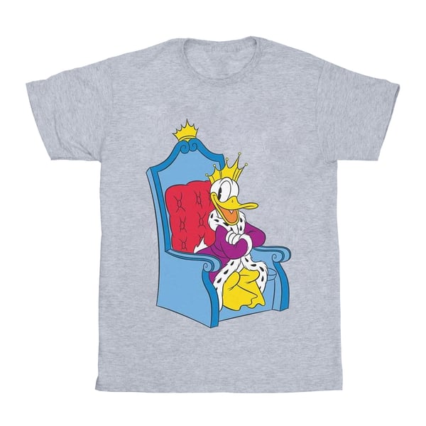 Disney Womens/Ladies Donald Duck King Donald Cotton Boyfriend T-Shirt