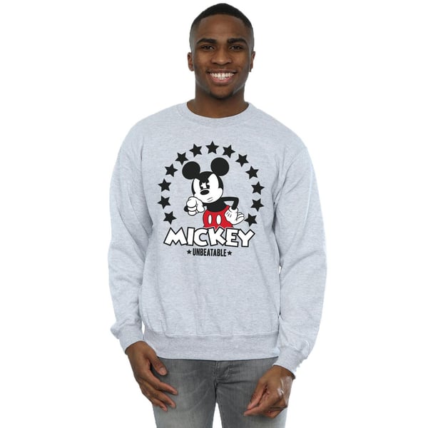 Disney Mens Mickey Mouse Unbeatable Sweatshirt