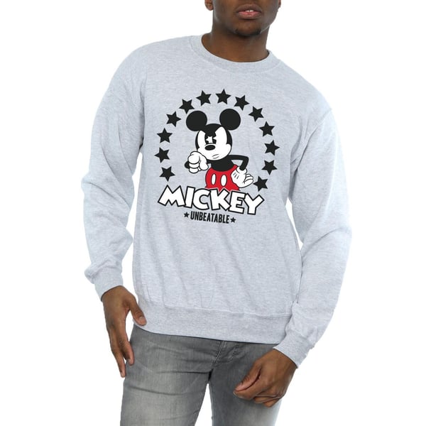 Disney Mens Mickey Mouse Unbeatable Sweatshirt