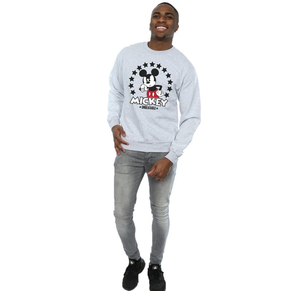 Disney Mens Mickey Mouse Unbeatable Sweatshirt