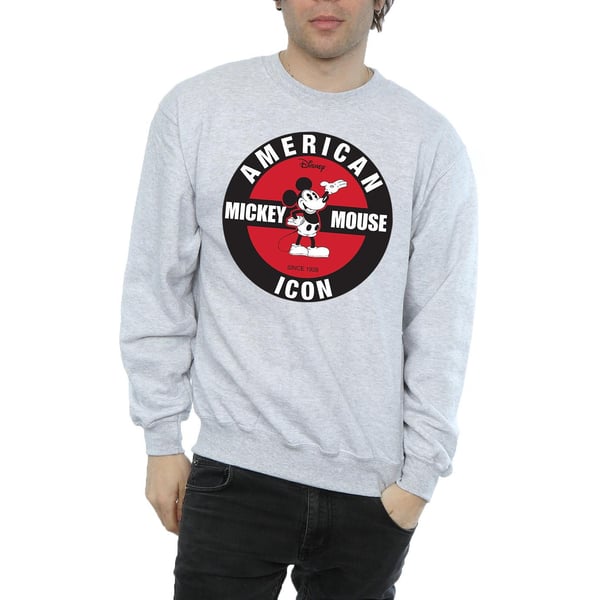 Disney Mens Mickey Mouse American Icon Sweatshirt