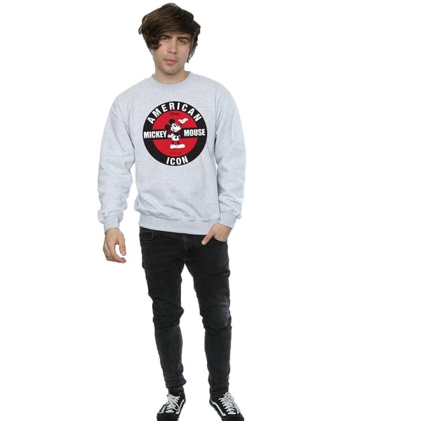 Disney Mens Mickey Mouse American Icon Sweatshirt
