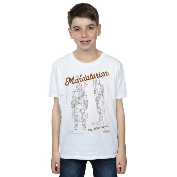 Star Wars Boys The Mandalorian Action Figure T-Shirt