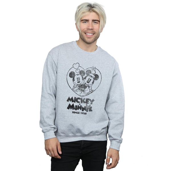 Disney Mens Mickey And Minnie Mouse Since 1928 Sweatshirt
