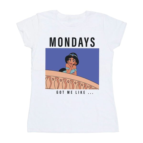 Disney Princess Womens/Ladies Jasmine Mondays Got Me Like Cotton T-Shirt