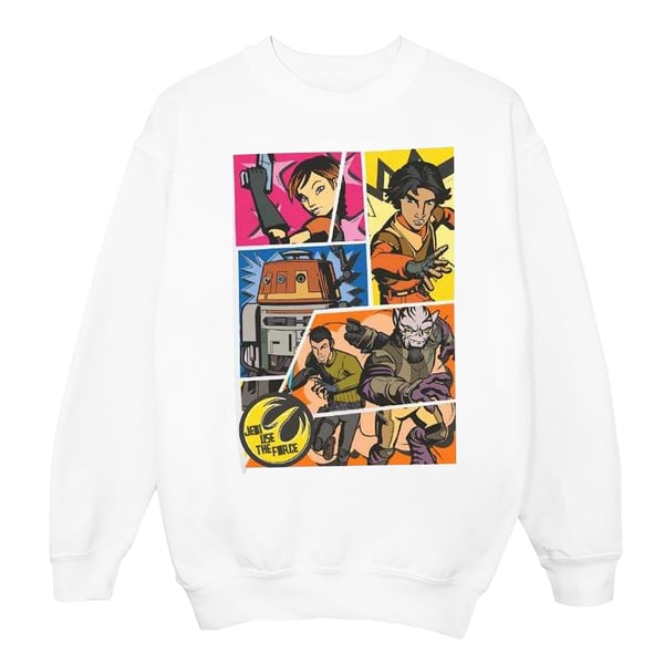 Star Wars Boys Rebels Comic Strip Sweatshirt
