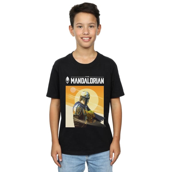 Star Wars Boys The Mandalorian The Child Two Moons T-Shirt