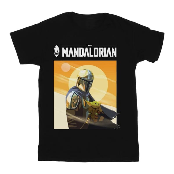 Star Wars Boys The Mandalorian The Child Two Moons T-Shirt