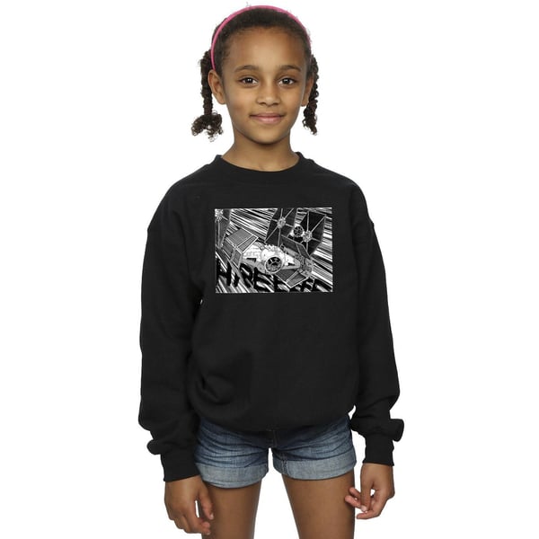 Star Wars Girls Anime Plane Sweatshirt