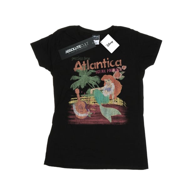 Disney Dam/Dam The Little Mermaid Hälsningar Från Atlantica T-shirt i Bomull