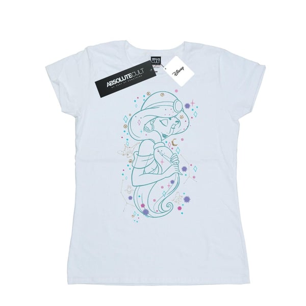 Disney Womens/Ladies Aladdin Princess Jasmine Written In The Stars Cotton T-Shirt