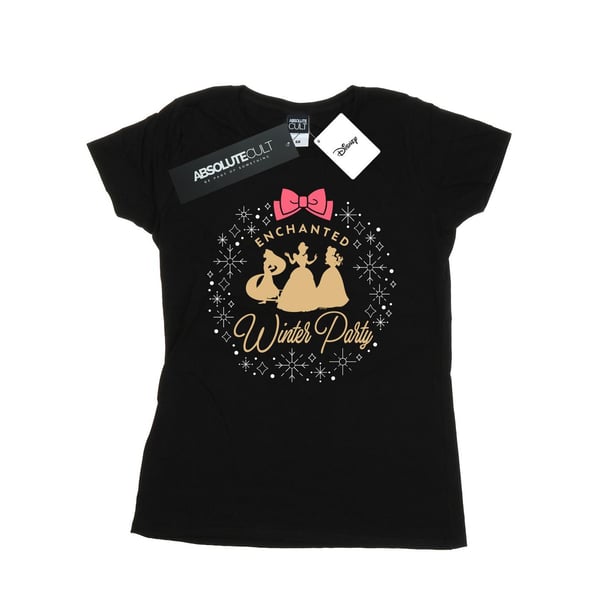 Disney Dam/Dam Princess Enchanted Winter Party T-shirt i bomull