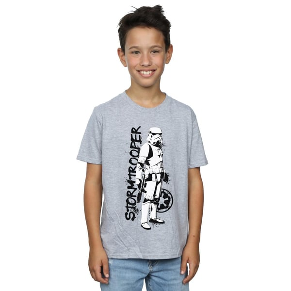 Star Wars Boys The Mandalorian Splat Stormtrooper T-Shirt