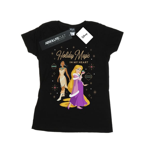 Disney Dam/Dam Princess Holiday Magic In My Heart T-shirt i bomull