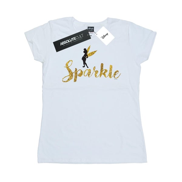 Disney Womens/Ladies Princess Tinker Bell Sparkle Time Cotton T-Shirt