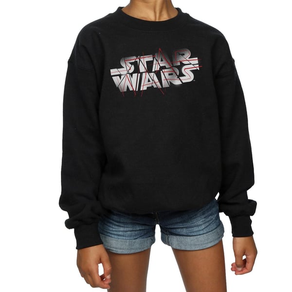 Star Wars Girls The Last Jedi Spray Logo Sweatshirt