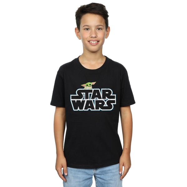 Star Wars Boys The Mandalorian The Child Logo T-Shirt