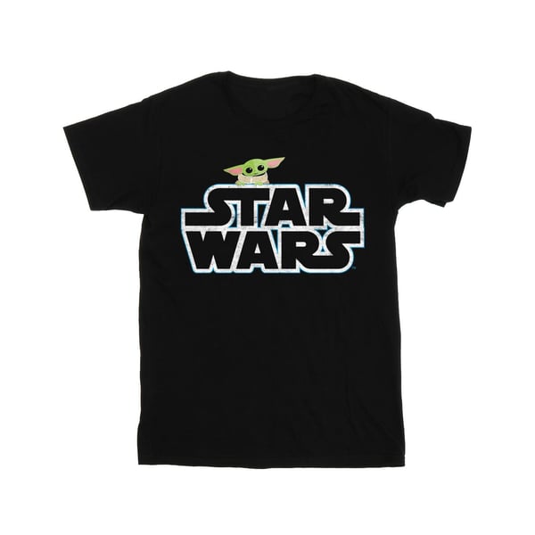 Star Wars Boys The Mandalorian The Child Logo T-Shirt