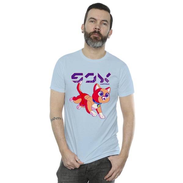 Disney Mens Lightyear Sox Digital Cute T-Shirt