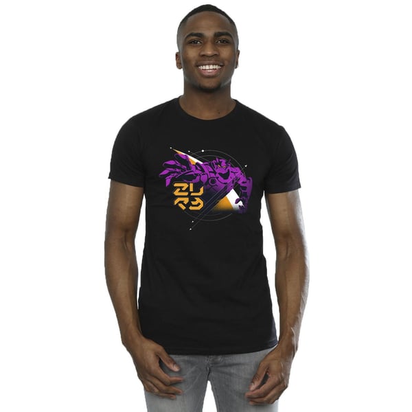 Disney Mens Lightyear Zurg Space Circle T-Shirt