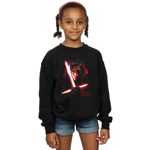 Star Wars Girls The Last Jedi Kylo Ren Brushed Sweatshirt