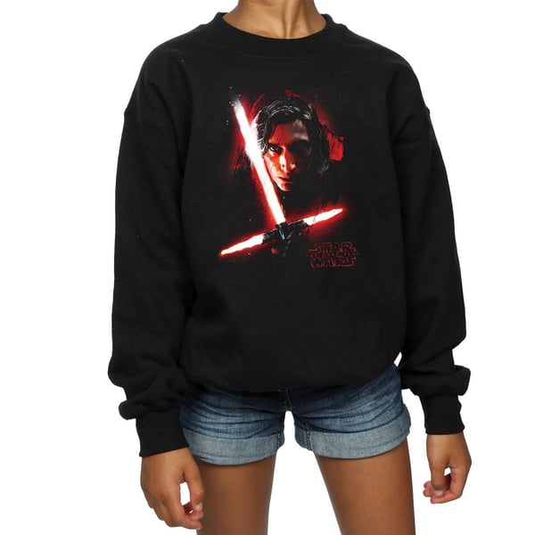Star Wars Girls The Last Jedi Kylo Ren Brushed Sweatshirt